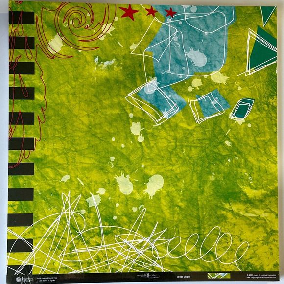 SANDYLION Rouge de Garance "Street Smarts" - DS 12x12 Scrapbook Paper - … - Picture 2 of 9